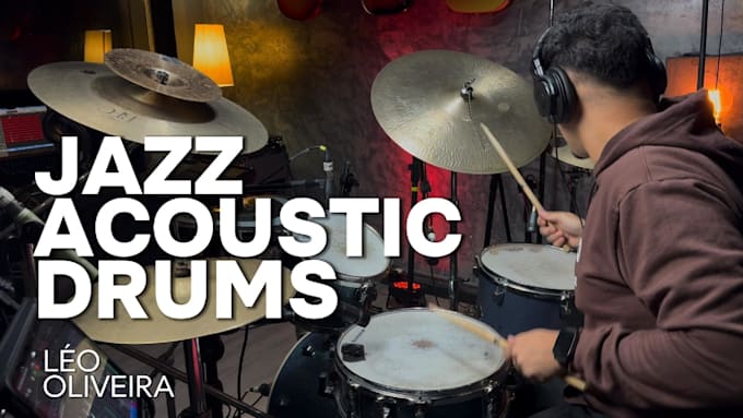 record professional drums for jazz blues big bands tracks