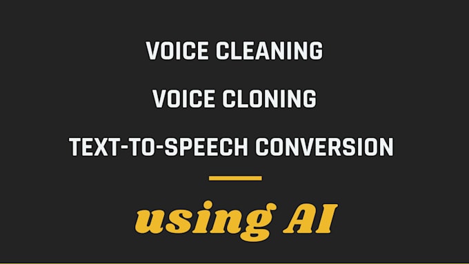 clean and clone your voice using ai convert text to speech in your voice