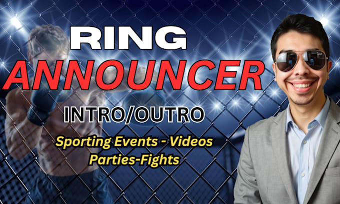record a ring announcer voice over