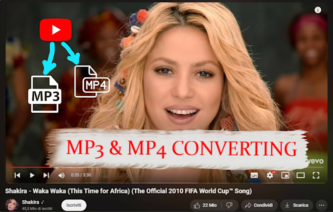 convert your video to mp3 and mp4 file