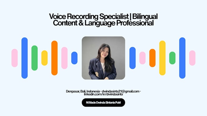 record professional indonesian and english voice overs