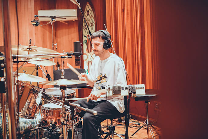 record HQ drums for your songs immediately