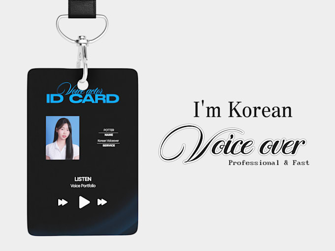 provide professional korean voiceover