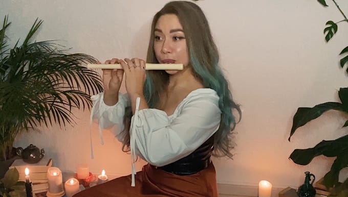 record wooden flutes dizi, sopilka, recorder, fife for your project