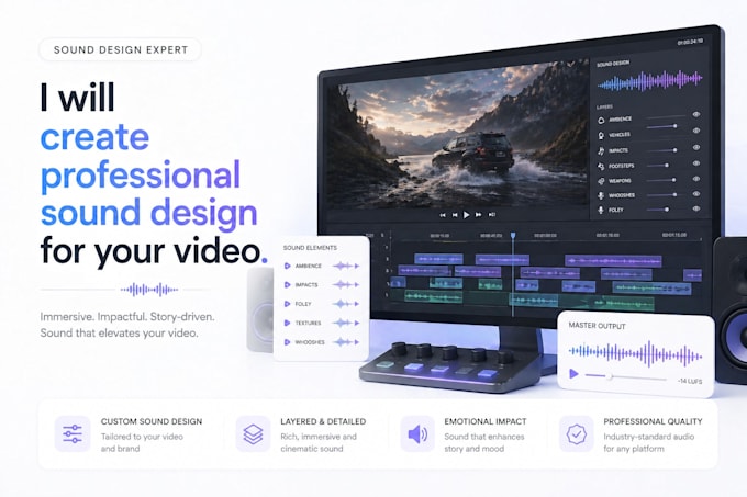 create professional sound effects for your video