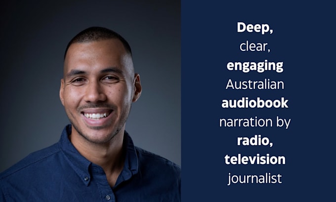 narrate your audiobook with a deep, clear, australian voice