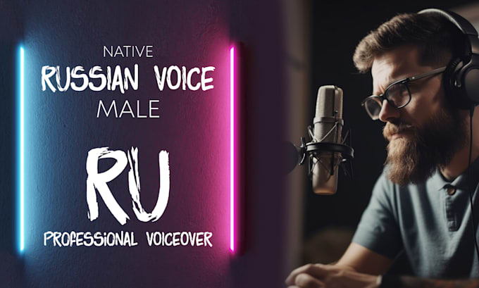 provide professional russian voiceover with multiple voice options