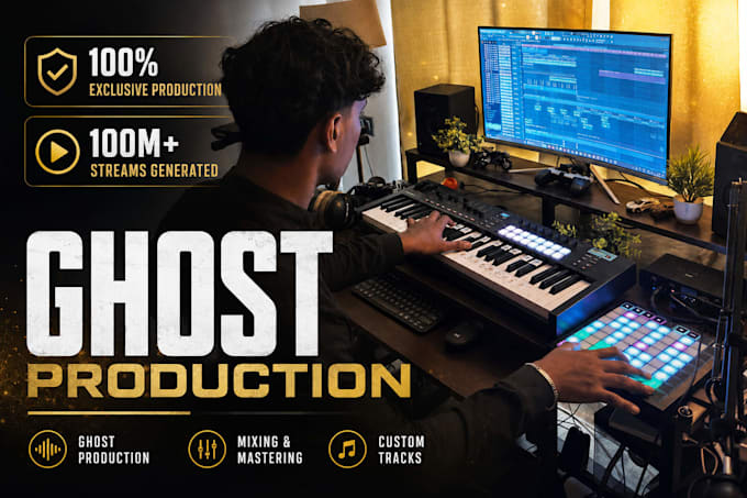 be your ghost producer for any genre of electronic music