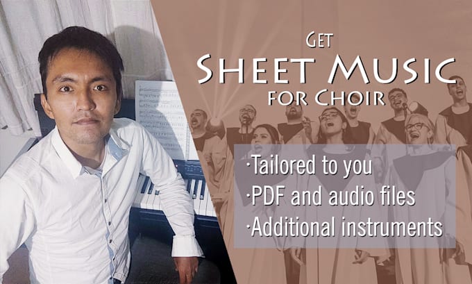 arrange sheet music for your choir