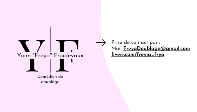 make a professionnal french voice over for your project