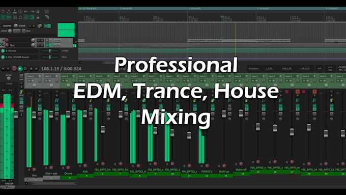 mix your mainstage, trance, house track professionally