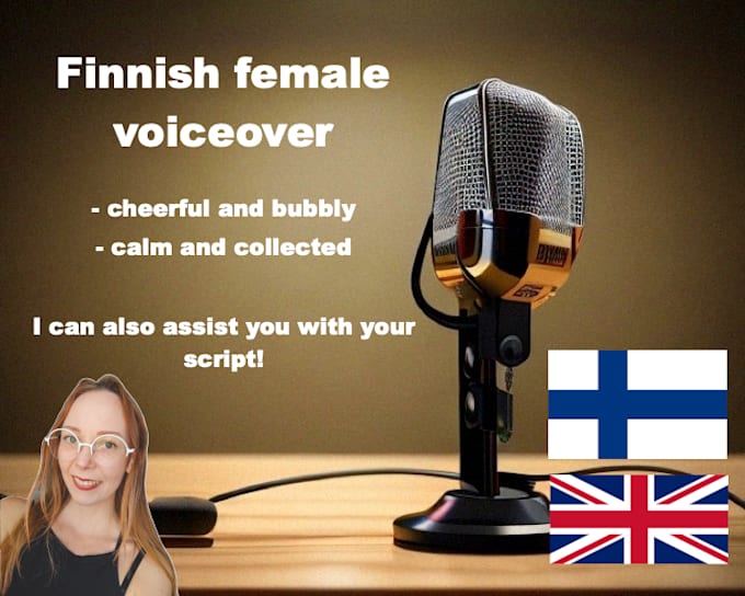 record a native finnish voice over for you