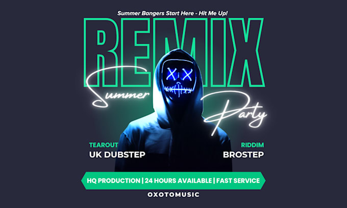 remix your song into UK dubstep, riddim, tearout and more