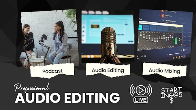 professional audio editing for youtube videos