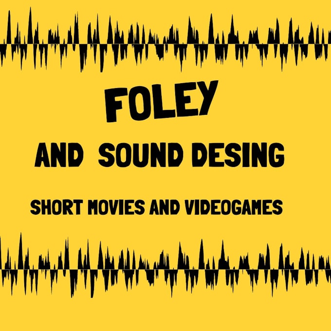 do foley your audiovisual project or videogame