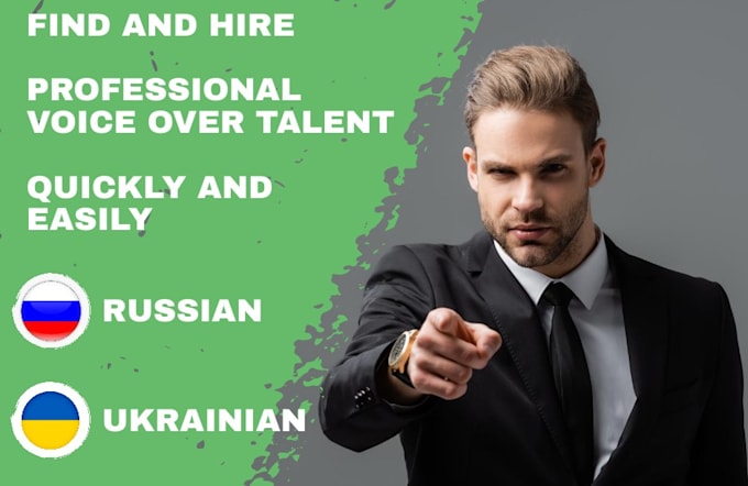 professionally record russian and ukrainian male voice over