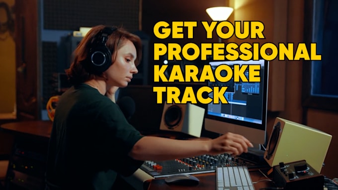 create karaoke music backing track for any song