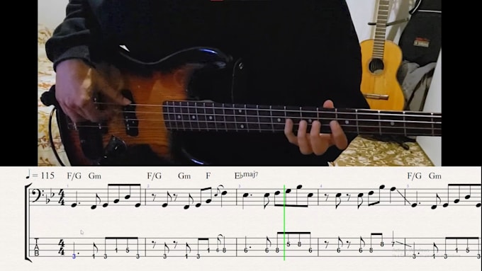 record professional and creative bass for your song