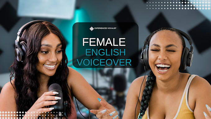 record professional female english voice over for you