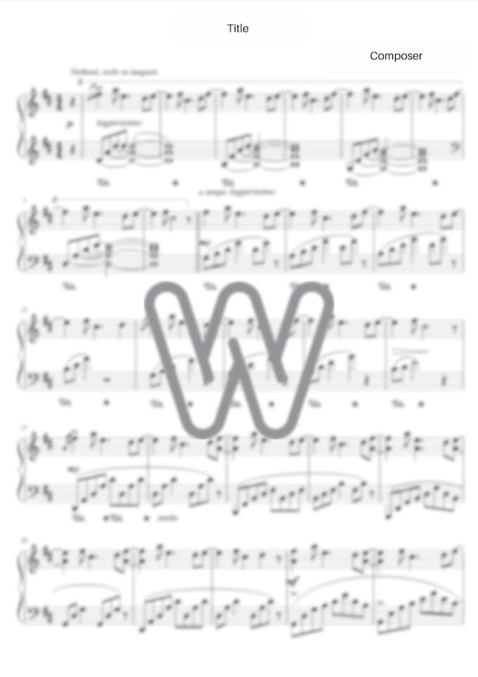 write customized sheet music for any song and level