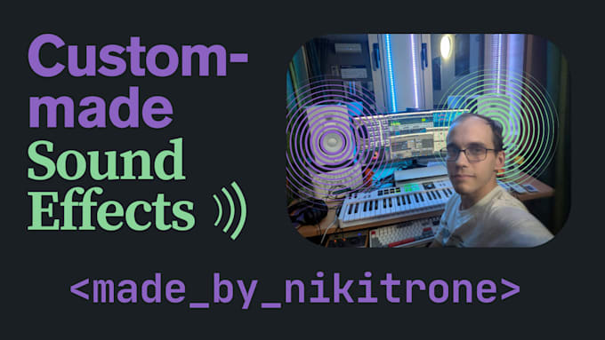 create original sound effects for your game or app