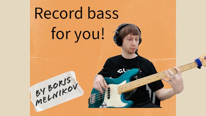 record bass part for your track