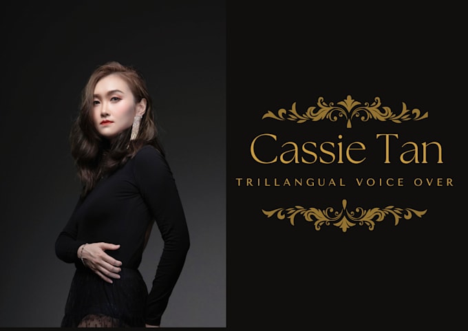 voice over in english, mandarin and malay