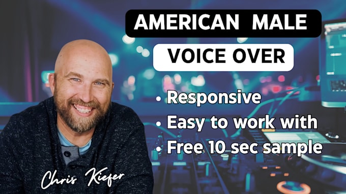 record a voiceover for a radio, TV, social media commercial