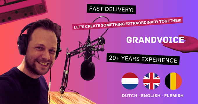 record your dutch or flemish voiceover with lots of love