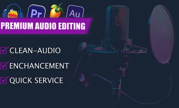 professionally clean your audio and remove background noise
