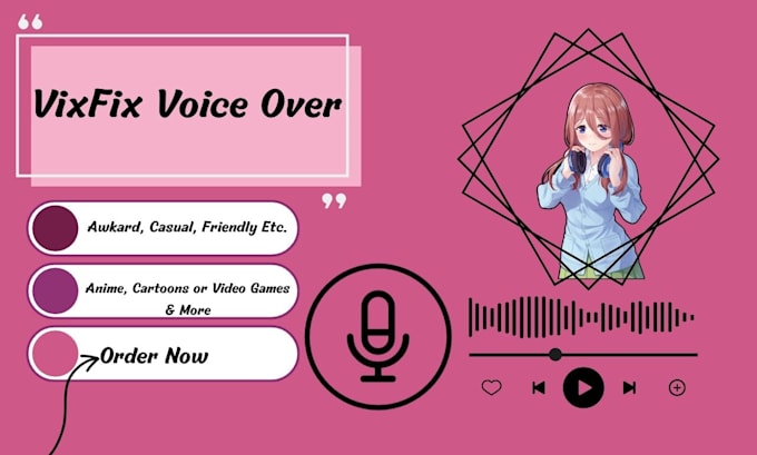do a female voice over for your projects