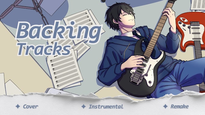 produce or remake an instrumental backing track