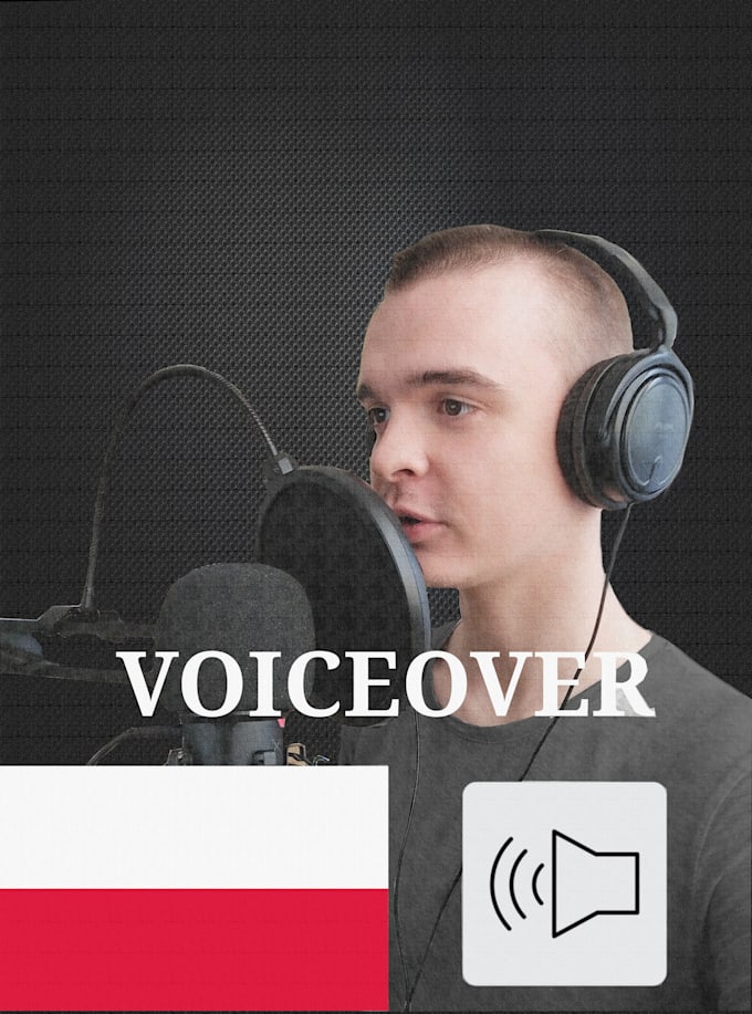 record a male polish voiceover for any purpose