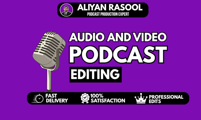 edit your podcast audio and video professionally