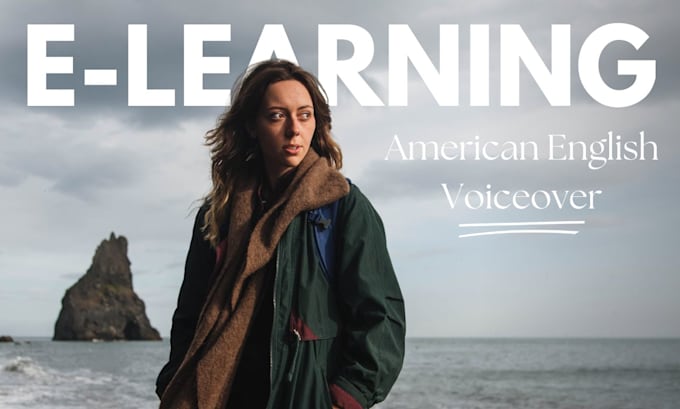 provide an english american elearning female voice over