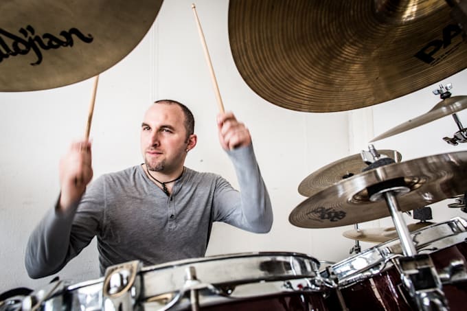 record drums to your song