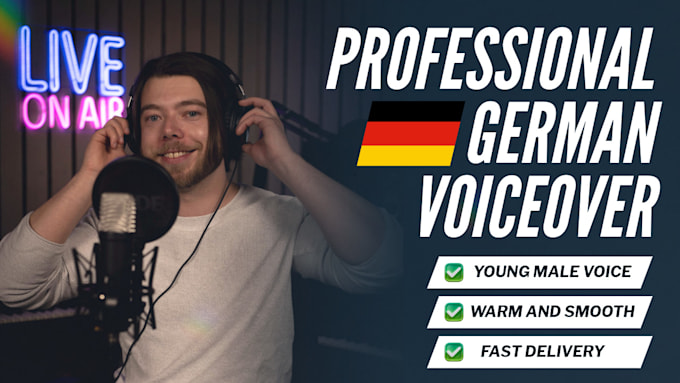 produce the voice over for your imagefilm