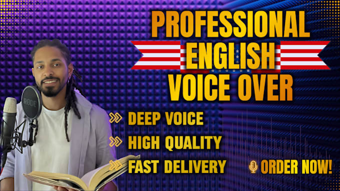 record an american english voice over