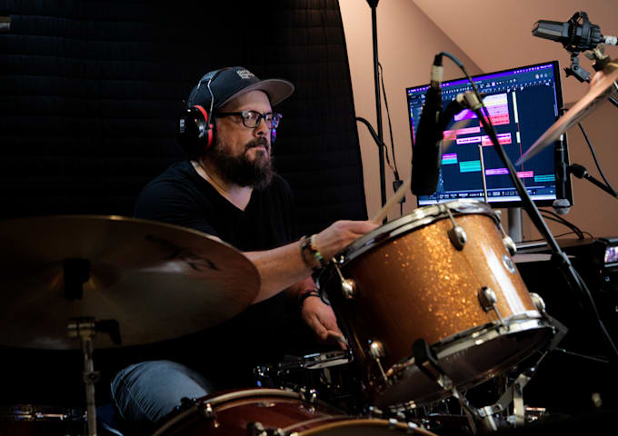 be your studio drummer for rock and pop songs