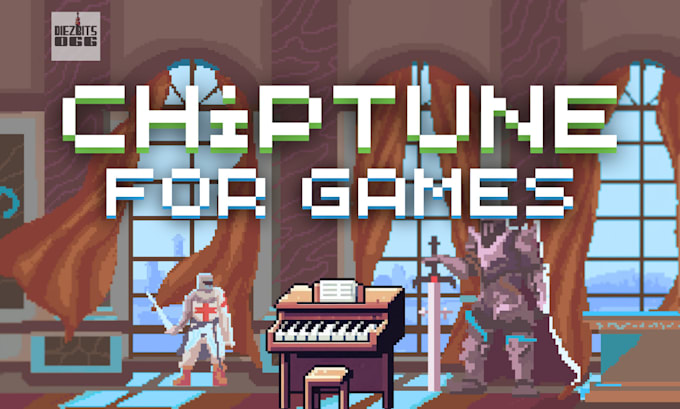 chiptune soundtracks for an indie game pixel art project