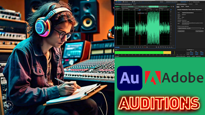 do audio enhancing, noise reduction, audio editing and more