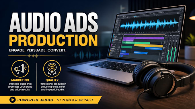 produce professional audio ads and commercials and promos