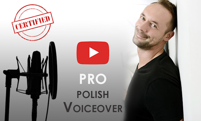 record polish male voice over for youtube or commercial