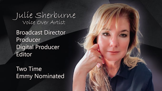 record a professional american female voice over