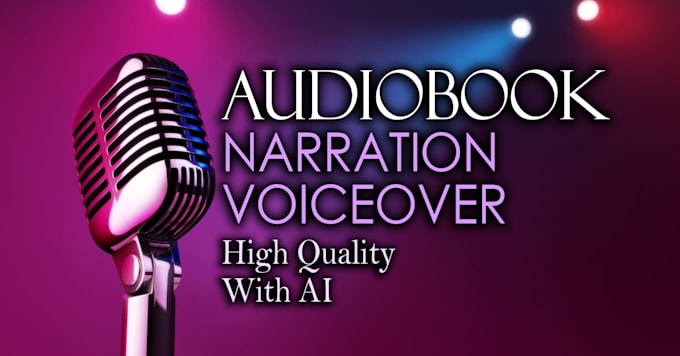 narrate your audiobook with a professional, authentic voice over