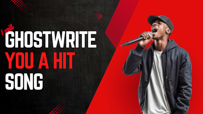 ghostwrite your rap, hip hop or pop song