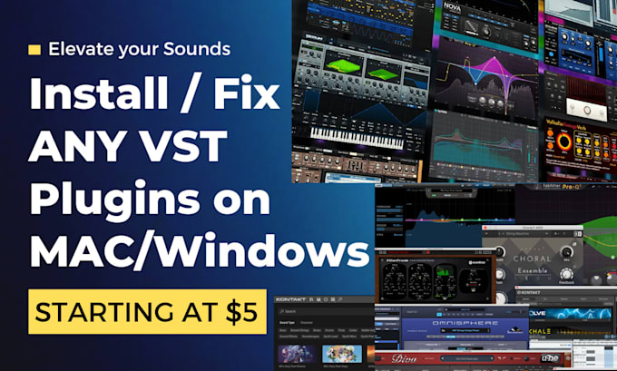 install or fix vst plugins on mac or windows