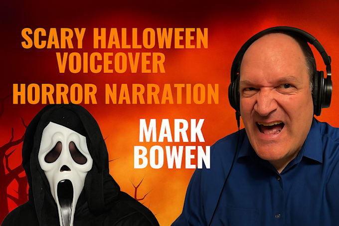 record a spooky halloween voiceover or horror narration