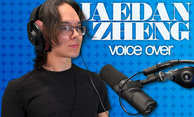 record high quality american male voice over