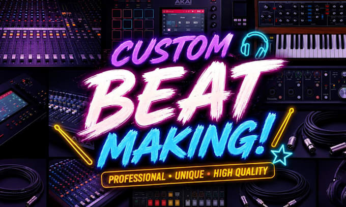 produce a custom beat in any genre based on your request